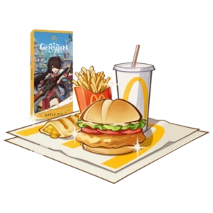 Genshin Impact Deluxe McCrispy™ Meal with Baked Apple Pie*